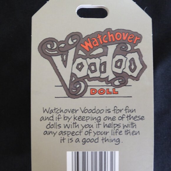 NWT 2009 JOHN HINDE WATCHOVER VOODOO DOLL LUCKY KEYCHAIN - Picture 6 of 14